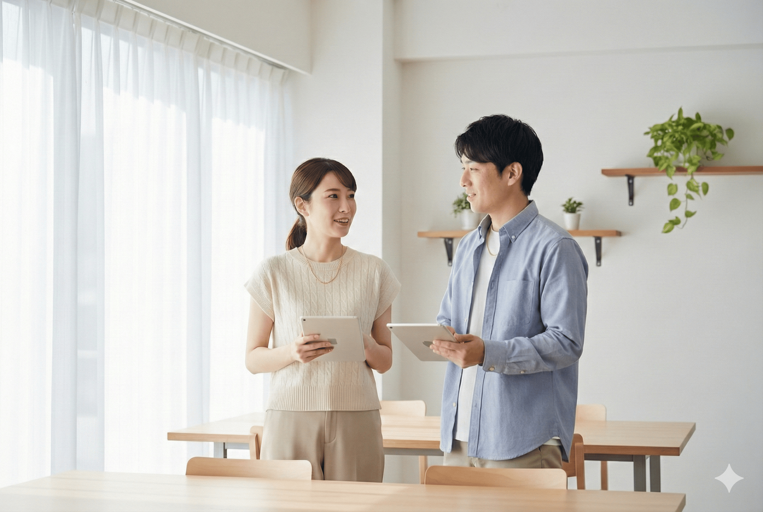 さりげないネックレスの着用シーン